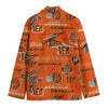 Cincinnati Football Blazer Men Orange Black Game Day Jacket