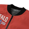 Sienna Buffalo 716 Varsity Bomber Jacket – Western NY Football Streetwear Style
