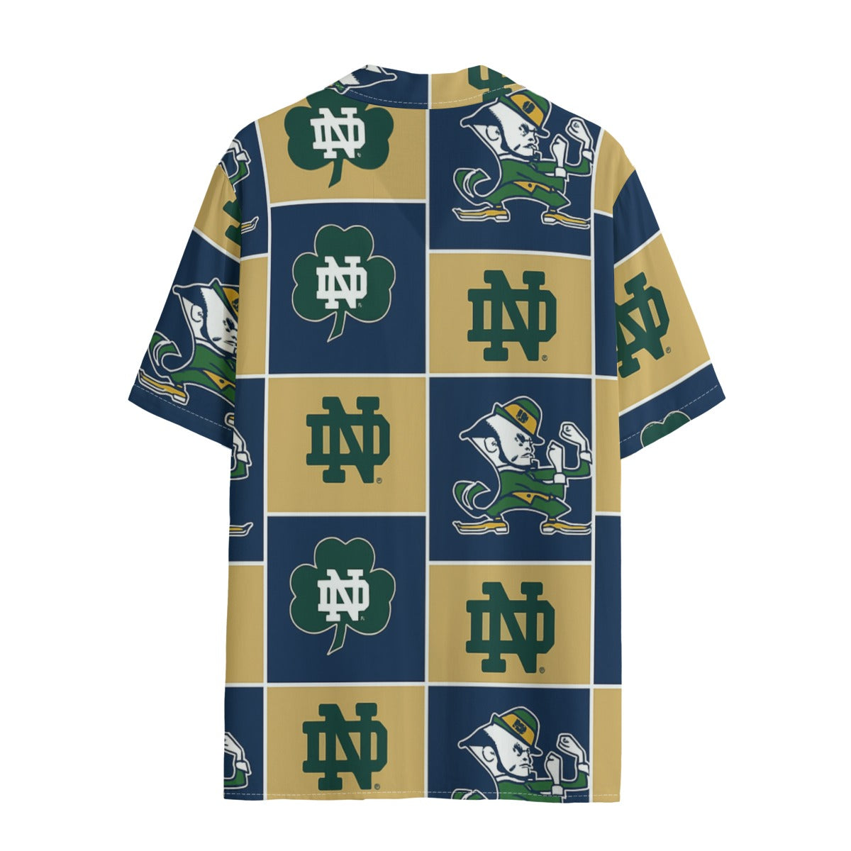 Notre Dame Fighting Irish Women's Hawaii Shirt | 120GSM White varsity sports apparel