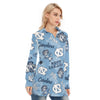 North Carolina Chapel Hill Tar Heels Women's Long Shirt - ACC football apparel varsity sportswear product image 2.0