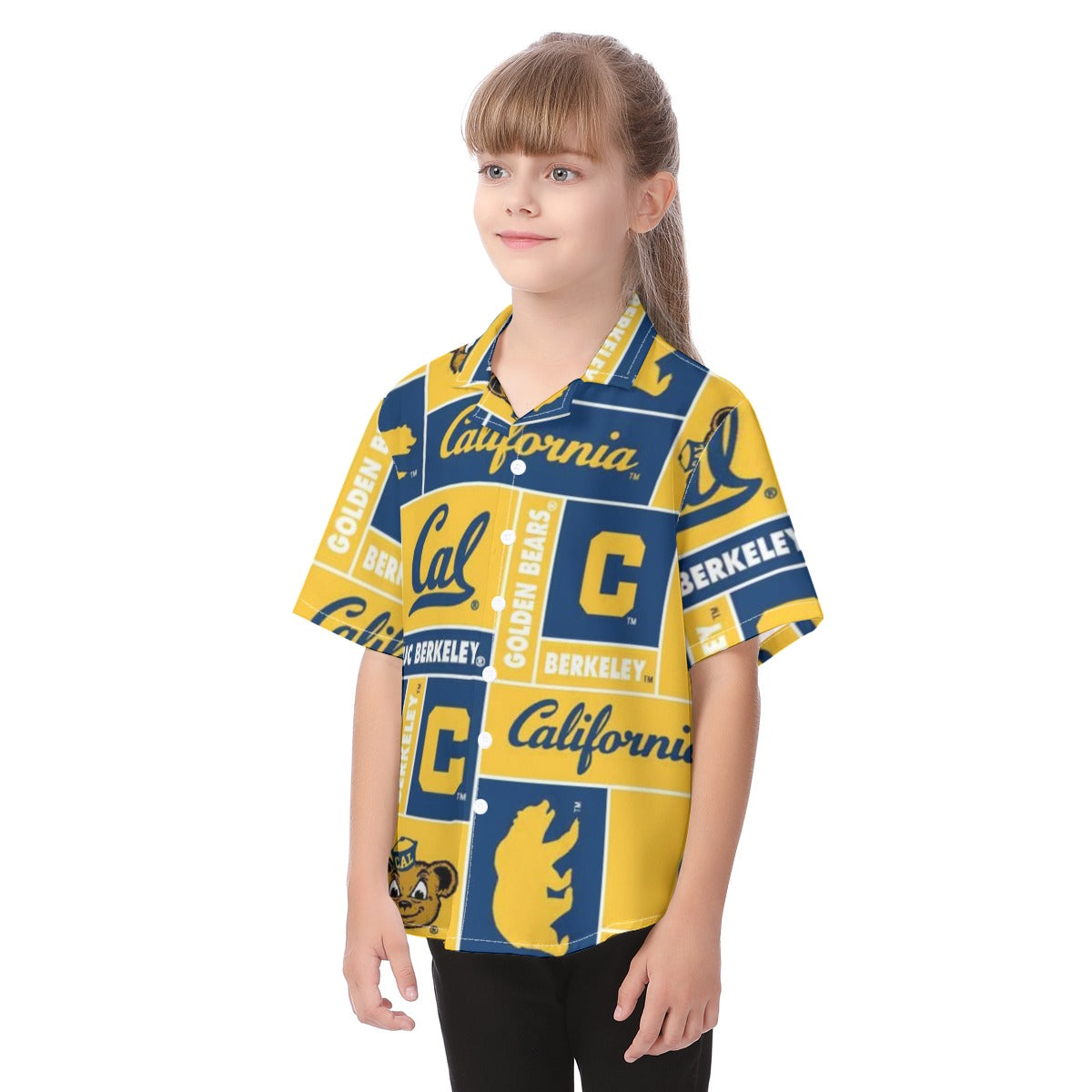 California UC Berkeley - Golden Bears Kid's Hawaiian Vacation Shirt streetwear fashion product image 3
