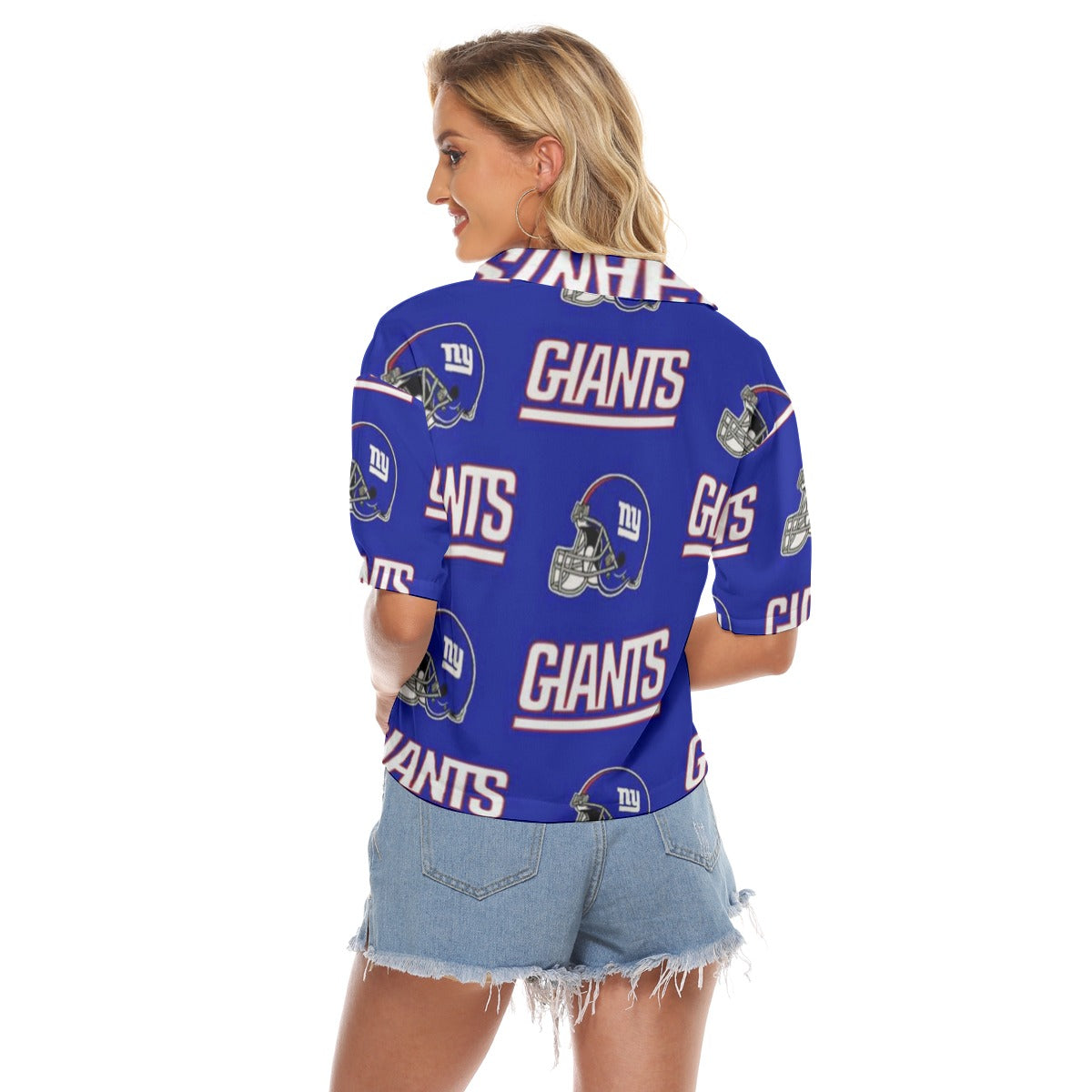New York Giants  Women's V-neck Shirts