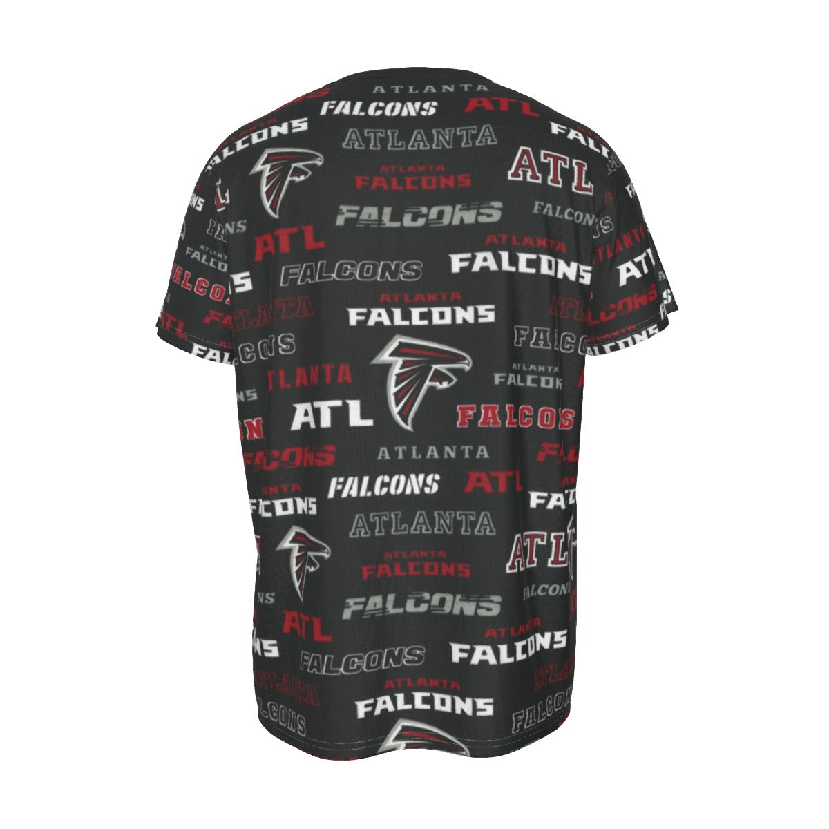 atlanta-falcons-short-sleeve-t-shirt red black football outfit detail