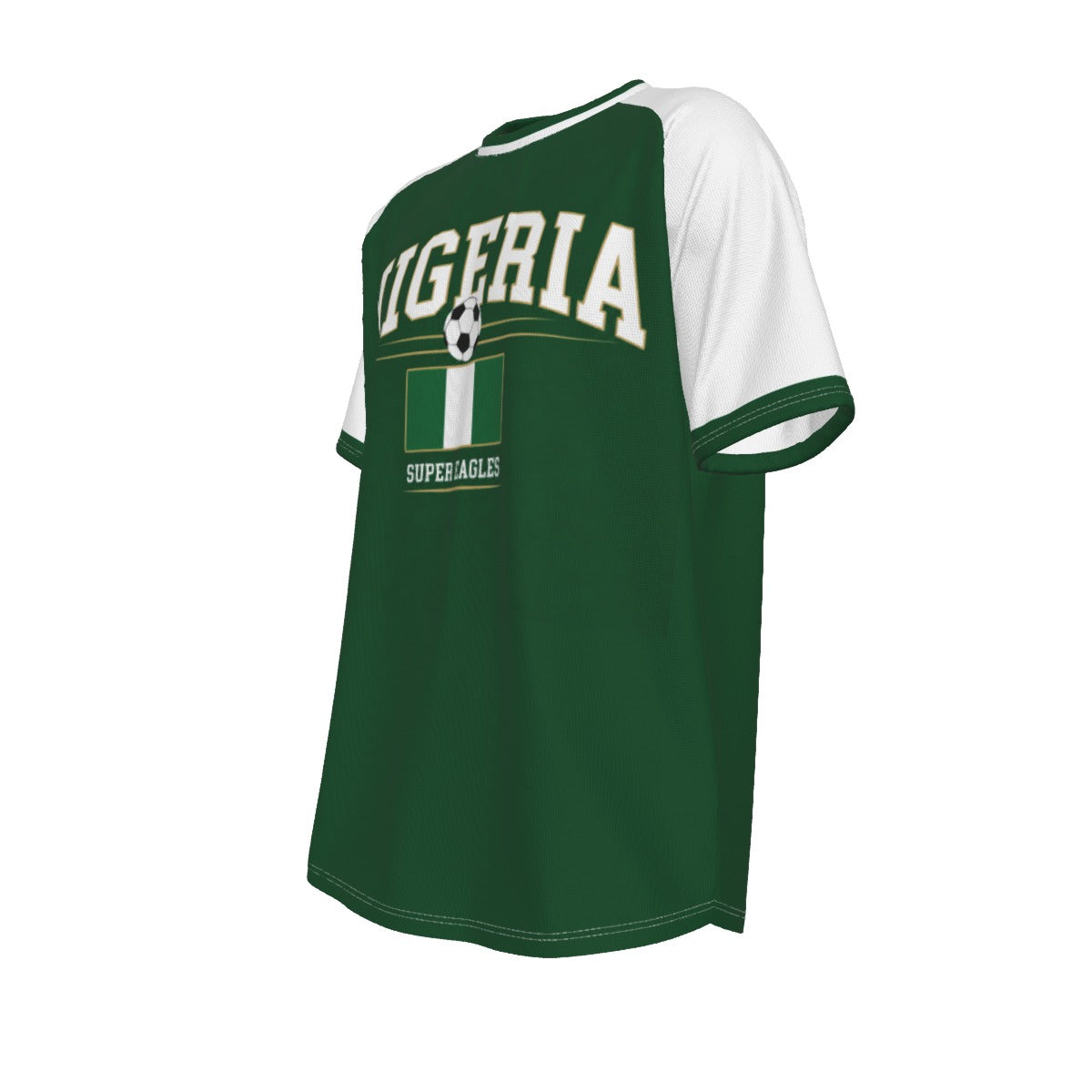 Nigeria National Football Team Short Sleeve T-shirt streetwear fashion product image 7