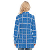 kentucky wildcats tartan plaid oversized button up women shirt women's long shirt women tartan plaid game day fashion