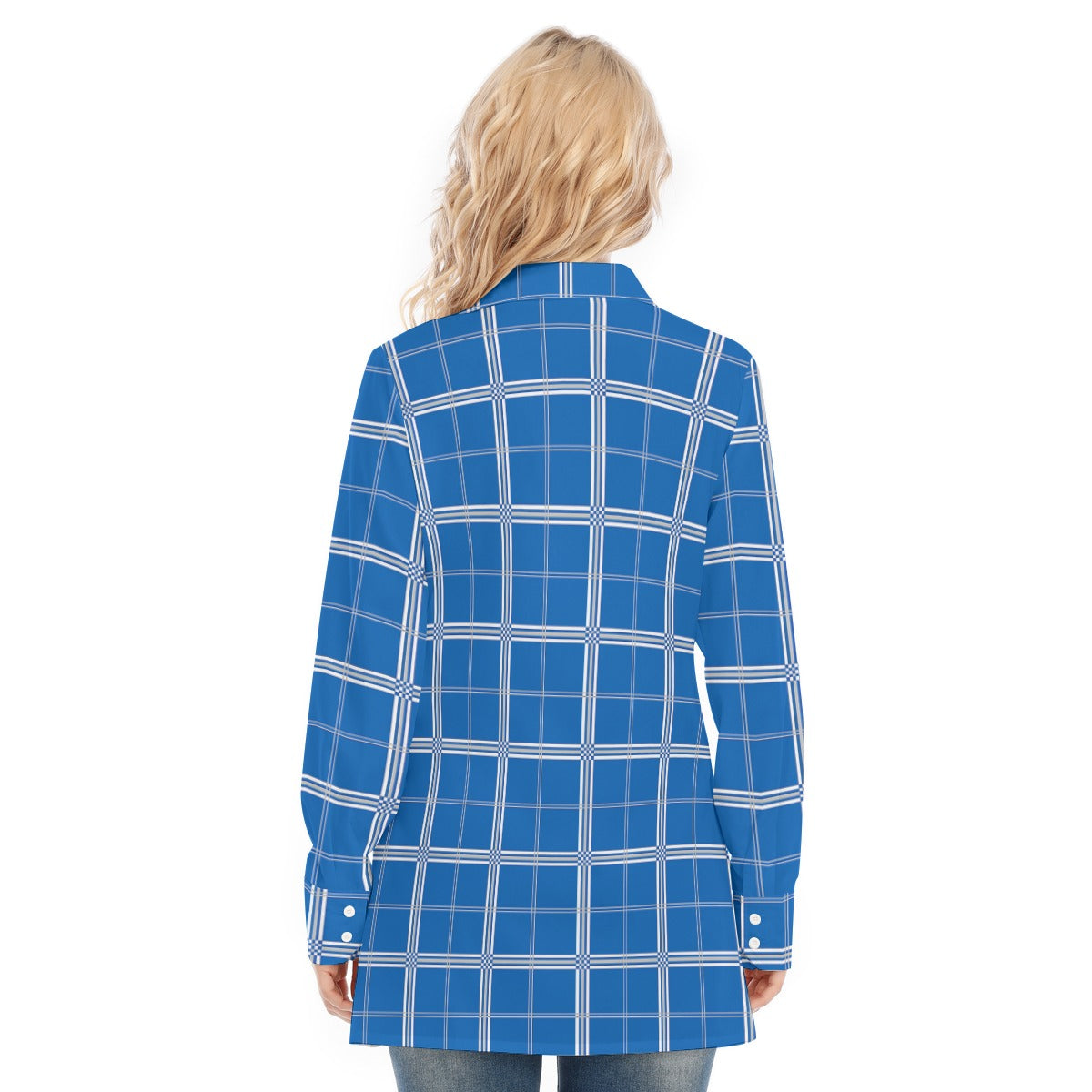 kentucky wildcats tartan plaid oversized button up women shirt women's long shirt women tartan plaid game day fashion