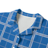 kentucky wildcats tartan plaid oversized button up women shirt women's hawaii shirt | rayon women tartan plaid game day fashion