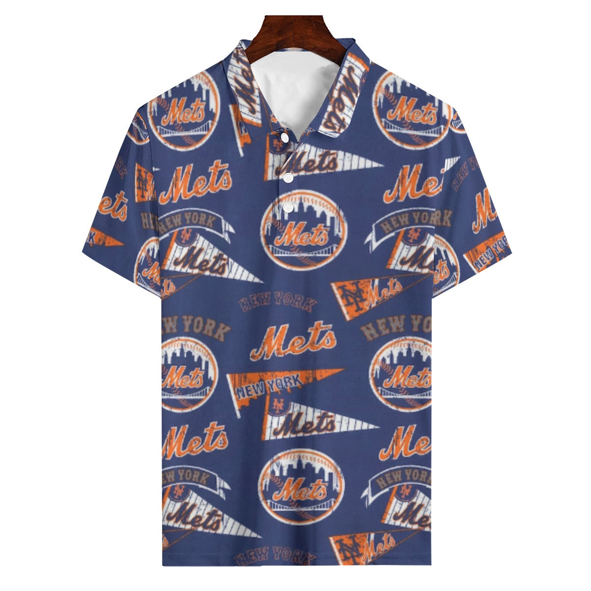 New York Mets Men's Polo Shirt | 180GSM new york mets baseball fan apparel city game day outfit
