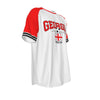 White Smoke Georgia Soccer Fan T-Shirt – Vintage Georgia Football Shirt Retro Georgian National Team Style | Classic Georgia Soccer Tee