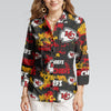 Kansas City Chiefs Women's 3/4 Sleeve Shirt red gold football outfit image 1.0