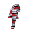 Ohio State Women's Crop Top Hoodie White game day varsity apparel