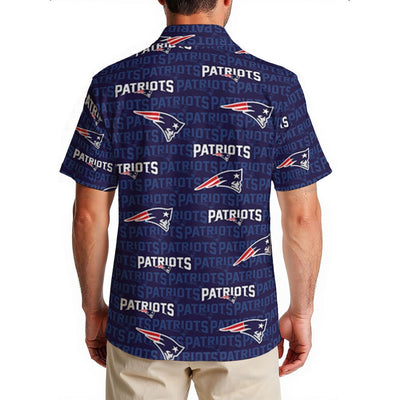 New England Patriots Men's Hawaiian Shirt|150GSM