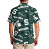 Michigan State Spartans Men's Hawaiian Shirt|150GSM - Big Ten football apparel varsity sportswear product image 2.0