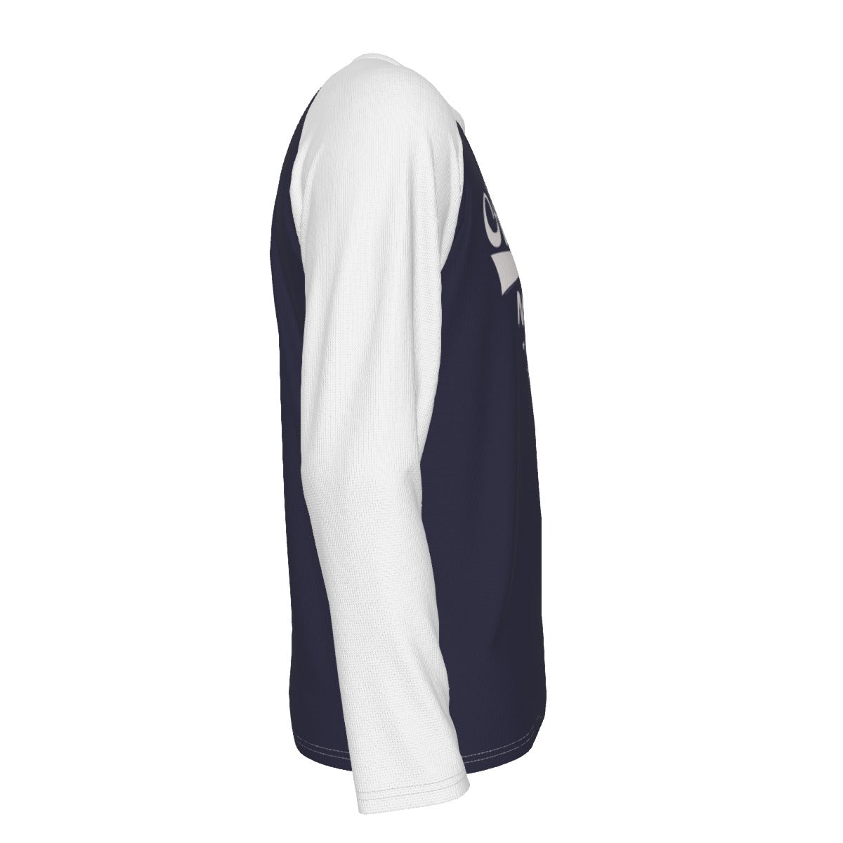 Lavender New York Baseball Raglan Long Sleeve Shirt – Navy Blue and White Athletic Varsity Design Est. 1903