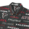atlanta-falcons-childrens-shirt-with-pocket-125gsm-cotton red black football outfit fabric close-up