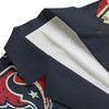 Houston football style navy blazer – game day streetwear jacket