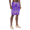 White Smoke Buffalo inspired zebra football design Men'S Shorts With pocket