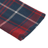arizona wildcats tartan plaid navy red women's chiffon shirt with elbow sleeve navy red tartan plaid game day fashion