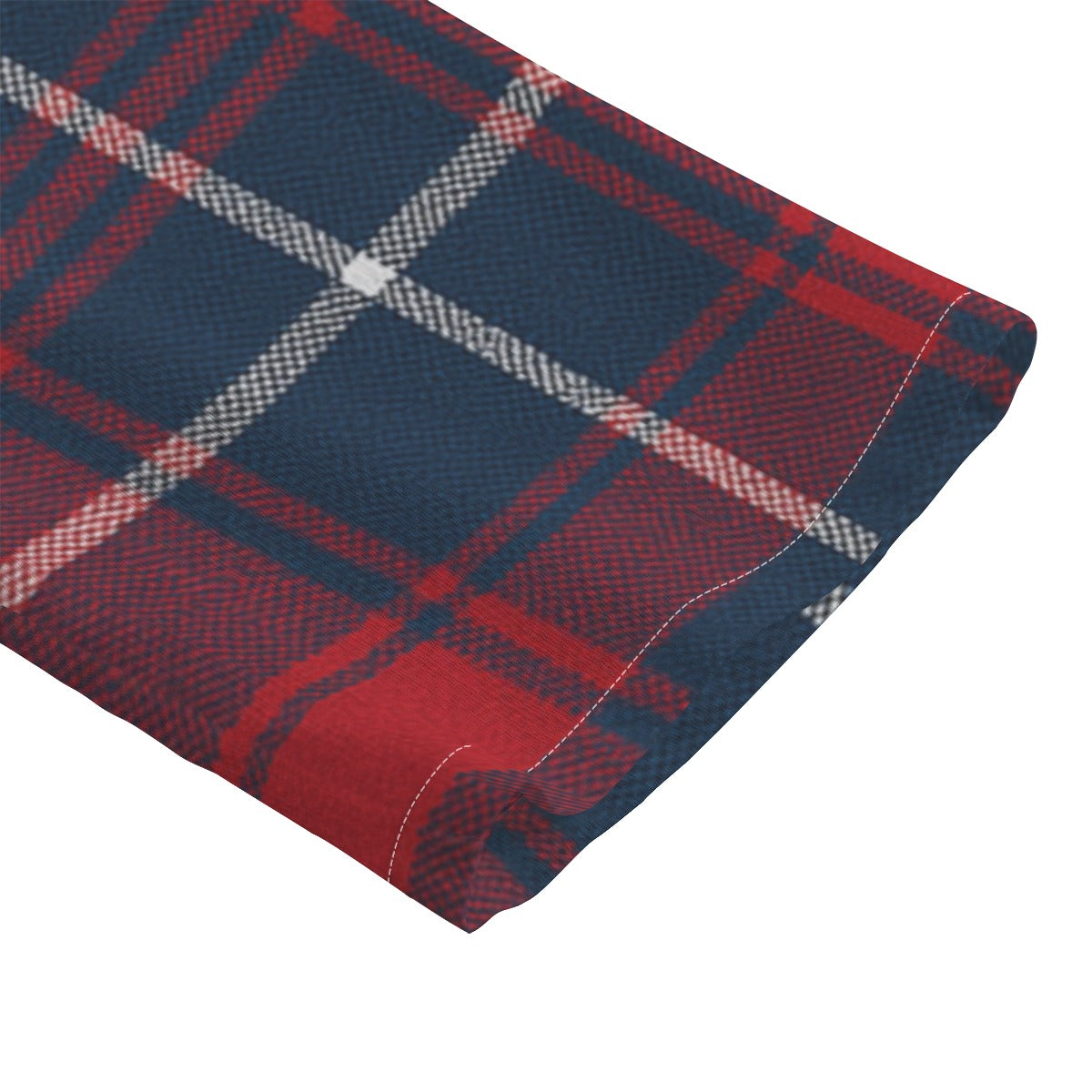 arizona wildcats tartan plaid navy red women's chiffon shirt with elbow sleeve navy red tartan plaid game day fashion
