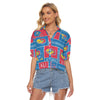 Kansas Jayhawks Women's V-neck Shirts varsity sportswear product image 1.0