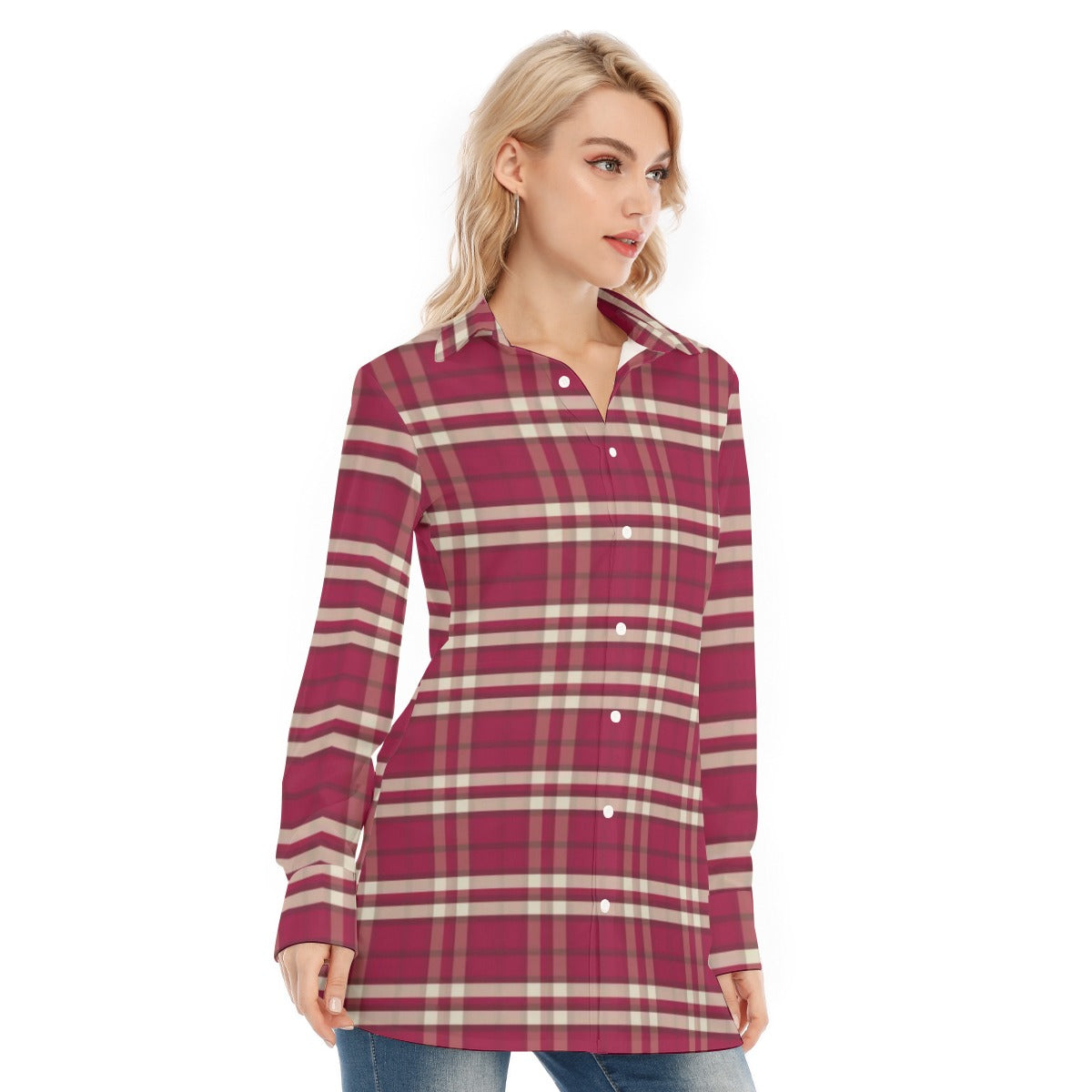 kansas jayhawks tartan plaid women shirt women tartan plaid game day fashion