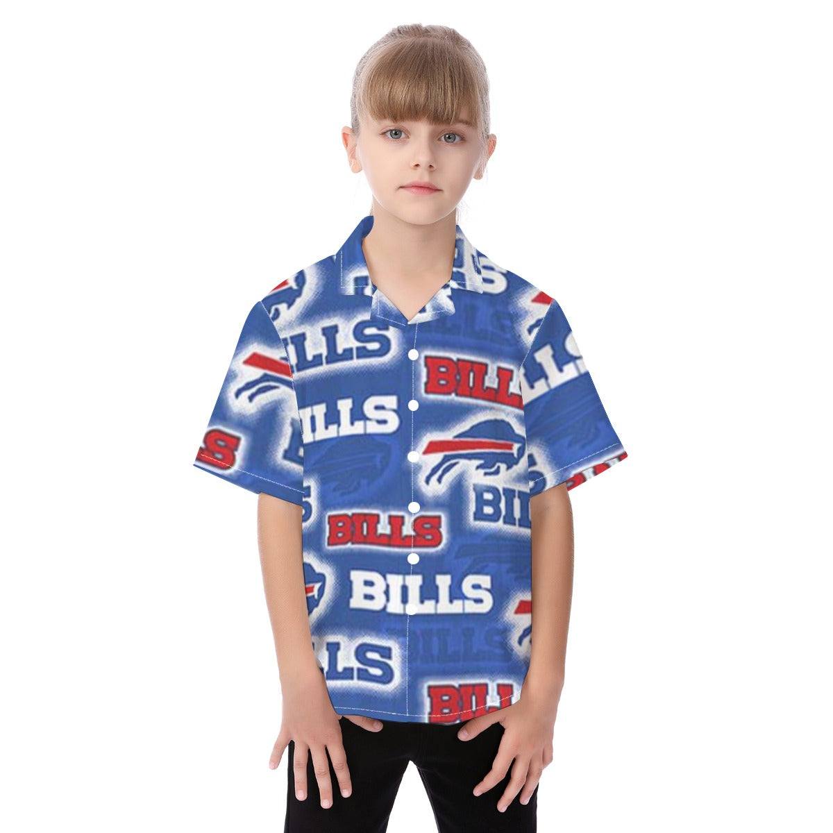 Buffalo Bills  Kid's Hawaiian Vacation Shirt – casual fan outfit, fan gear, image 1086
