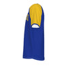 Curacao Soccer T-Shirt Blue Yellow – Curacao Football Shirt Korsou Fan Tee