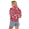 Wisconsin Madison Badgers Women's V-neck Shirts - Badgers football tee varsity sportswear product image 4.0