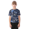 Tennessee Titans Kid's T-shirt navy light blue football back view game day look
