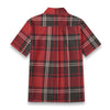 women razorbacks plaid game day shirt