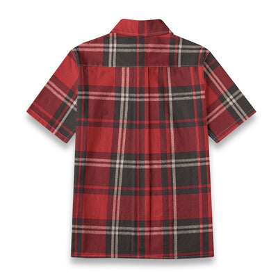 women razorbacks plaid game day shirt