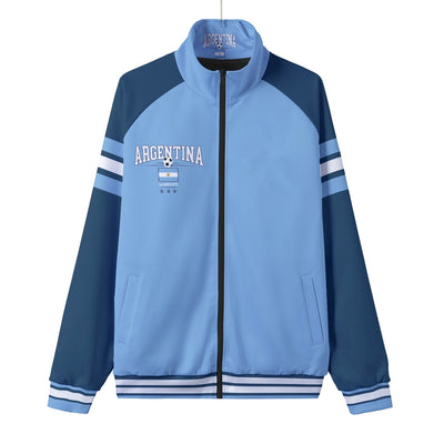 Argentina Jacket Men Blue – Soccer Track Jacket for Game Day and Streetwear
