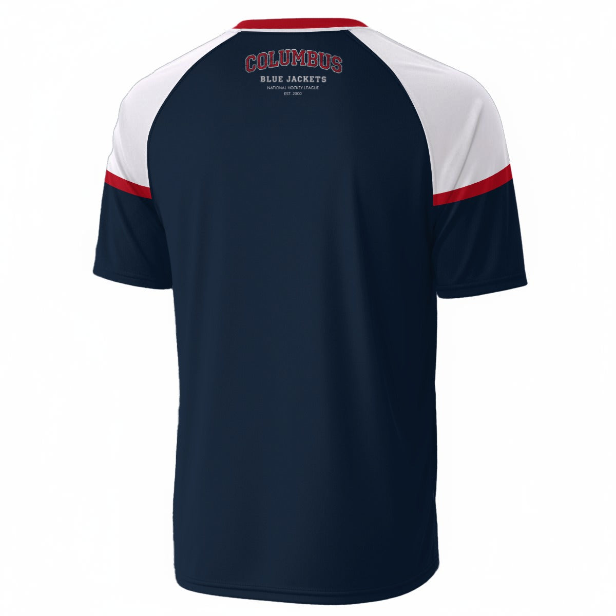 Dark Slate Gray Columbus Ohio Hockey Shirt Blue Red Retro Sports T Shirt Buckeye State Fan Tee