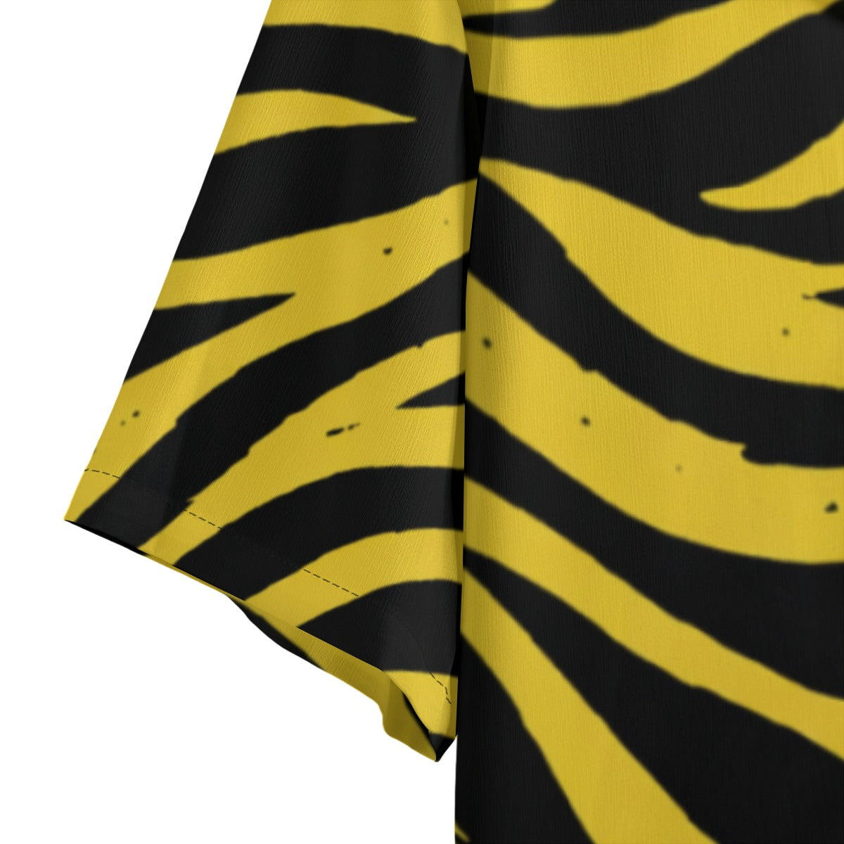 White Smoke Pittsburgh Football Yellow Black Zebra Men's Hawaiian Shirt