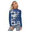 Penn State - Nittany Lions Women's Stretchable Turtleneck Top White varsity sports apparel