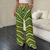 Green Bay Football Yellow Green Women’s Straight-Leg Casual Pants – Game Day Streetwear – sportswear style, football shirt, image 1.0