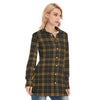 kansas jayhawks tartan plaid women shirt women tartan plaid game day fashion
