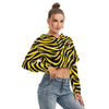Iowa football Women's Heavy Fleece Hoodie With Hollow Out Sleeve - Big Ten football apparel varsity sportswear product image 2.0