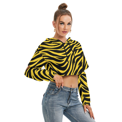 Iowa football Women's Heavy Fleece Hoodie With Hollow Out Sleeve - Big Ten football apparel varsity sportswear product image 2.0