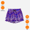 White Smoke Buffalo Zebra Football Women’s Casual Shorts – Easy Game Day Summer Style