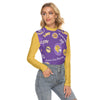 Louisiana State University - Tigers Women's Stretchable Turtleneck Top - Baton Rouge football tee varsity sportswear product image 3.0