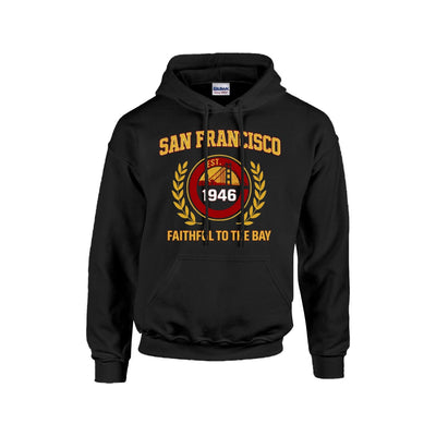 San Francisco Hoodie  |Gildan 18500 Front DTF – sportswear style, breathable comfort wear, image 1.0
