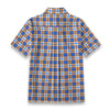 florida gators tartan plaid blue orange  women tartan plaid game day shirt