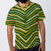 Green Bay Football Yellow Green Men’s O-Neck T-Shirt 190GSM Cotton – Game Day Streetwear – football shirt, fan gear, image 1.0