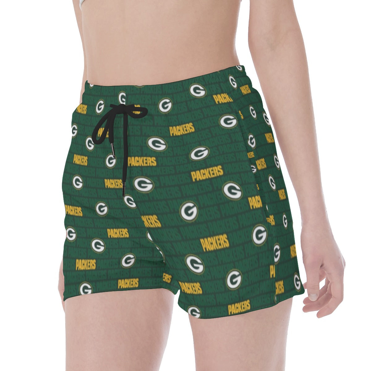 Green Bay Packers Wide Waistband Sport Shorts