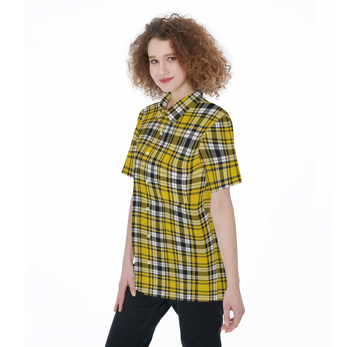 kansas jayhawks tartan plaid women shirt women tartan plaid game day fashion