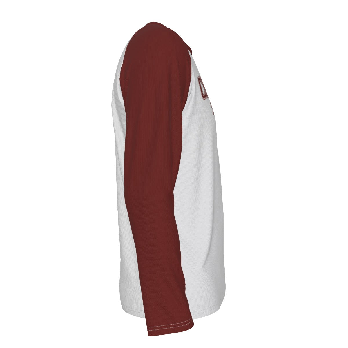 Saddle Brown Charlotte North Carolina Red White Long Sleeve Shirt – Vintage Varsity Athletic Raglan Tee