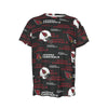Arizona Cardinals Short Sleeve T-Shirt red white football outfit back view