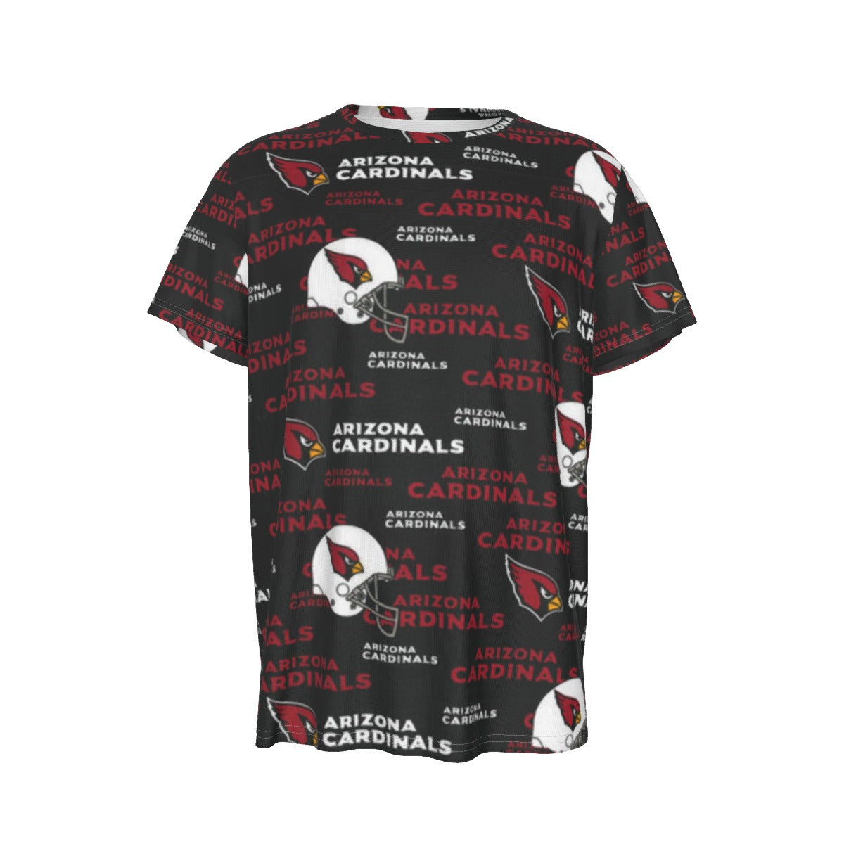 Arizona Cardinals Short Sleeve T-Shirt red white football outfit back view