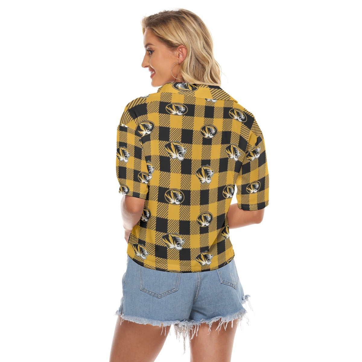 Missouri Tigers Women's V-neck Shirts streetwear fashion product image 4